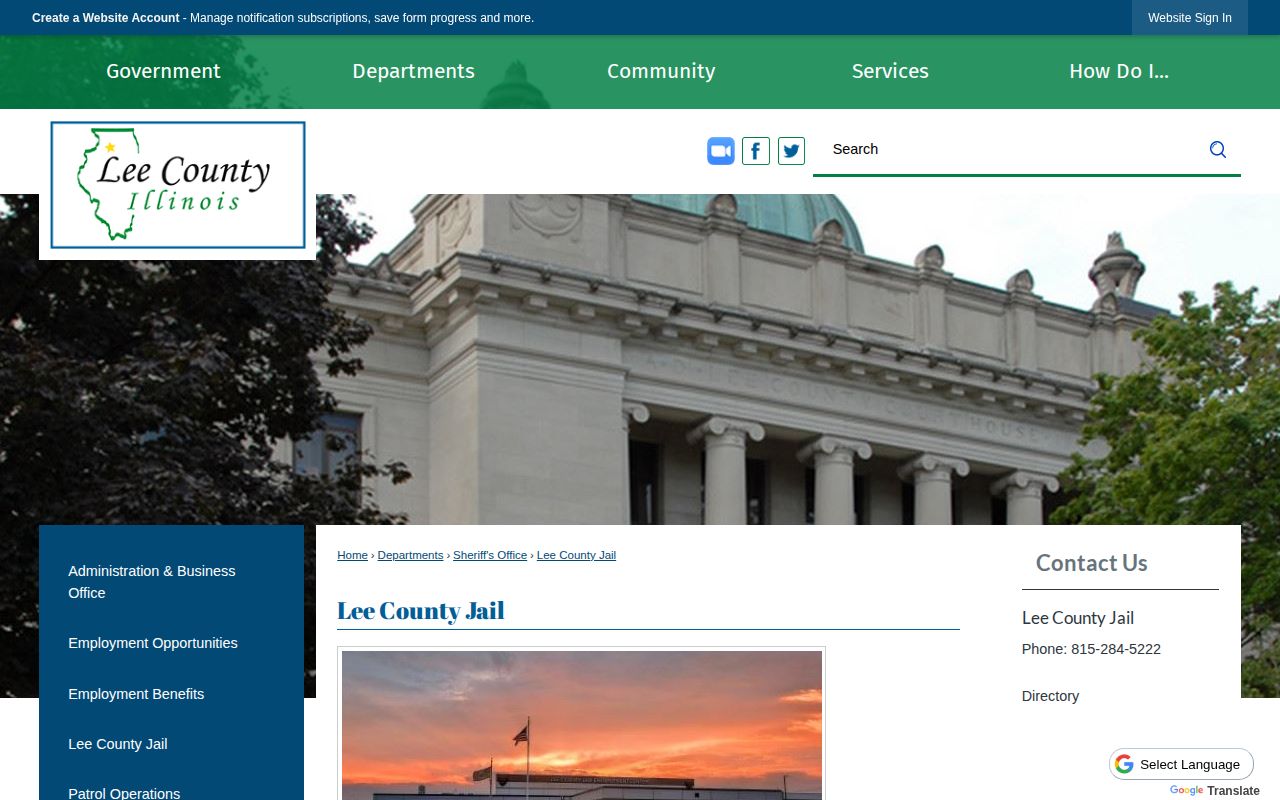 Lee County Jail current inmate list for names and booking numbers